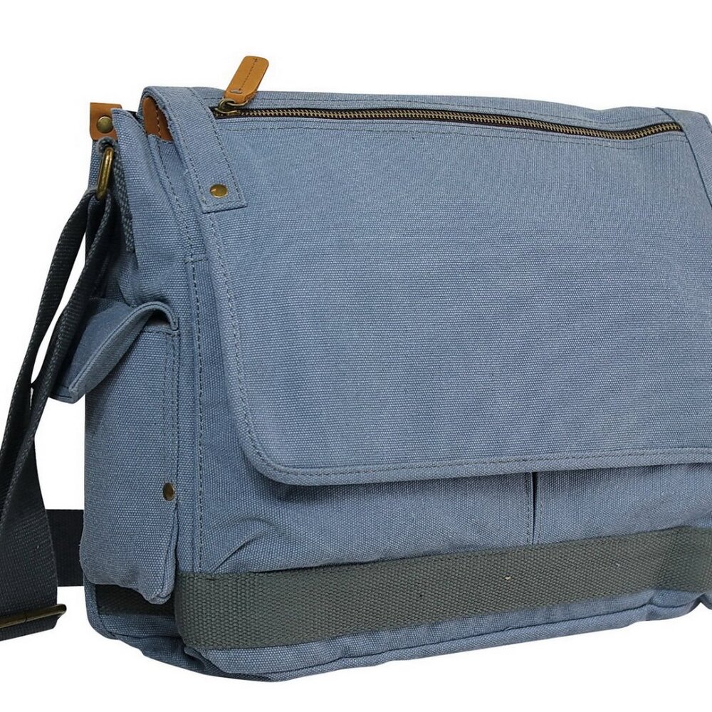 Casual Style Canvas Laptop Messenger Bag C31B-BG